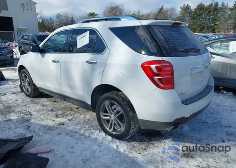 2016 Chevrolet Equinox Ltz z USA, uszkodzony, nr VIN 2GNFLGE37G6137829